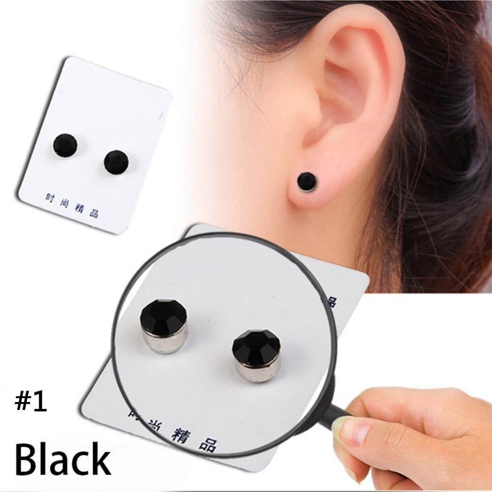 Weight Loss Earrings Healthy Stimulating Acupoints Stud Magnetic Therapy Health Care Slimming Tool 1 Pair Main image