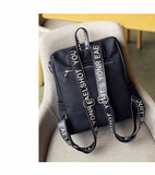 Backpack Female  New Korean Wild School Wind Student Bag Casual Color Letter Backpack Travel Bag