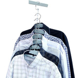 1 pcs Metal iron hanger Clothes hanger Metal multifunctional Hangers with Hook useful kitchen/home supplies