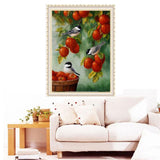 DIY Partial 5D Diamond Embroidery The apple Round Diamond Painting Cross Stitch Kits Diamond Mosaic Home Decoration