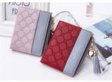 Tassels Zipper&Hasp Women Wallet For Coin Card Cash Invoice Fashion Lady Wallets Small Purse Short Solid Female Clutch Carteras