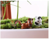 XBJ109 Mini 6PCS pony decor supplies moss micro landscape deco  Garden deco Creative handicrafts