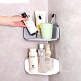 Corner Drain Shelves Bathroom Storage Rack Bathroom Punch-Free Powerful Wall-Mounted Wash Shelf