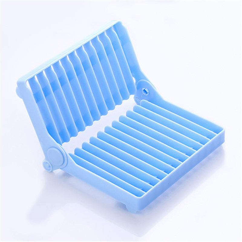 Plastic Foldable Rack Kitchen Dish Racks Shelf Kitchen Holders Drain Cup Rack Main image