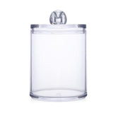 Acrylic Multifunctional Round Qtip Container Cosmetic Makeup Cotton Pad Organizer Jewelry Storage Box Holder and Candy Jars