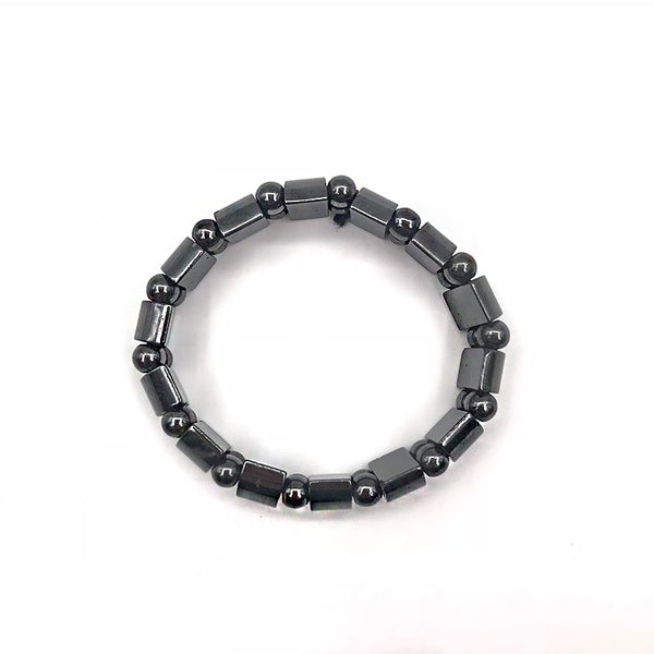 Adjustable Weight Loss Round Black Stone Magnetic Therapy Bracelet Health Care Luxury Slimming Product