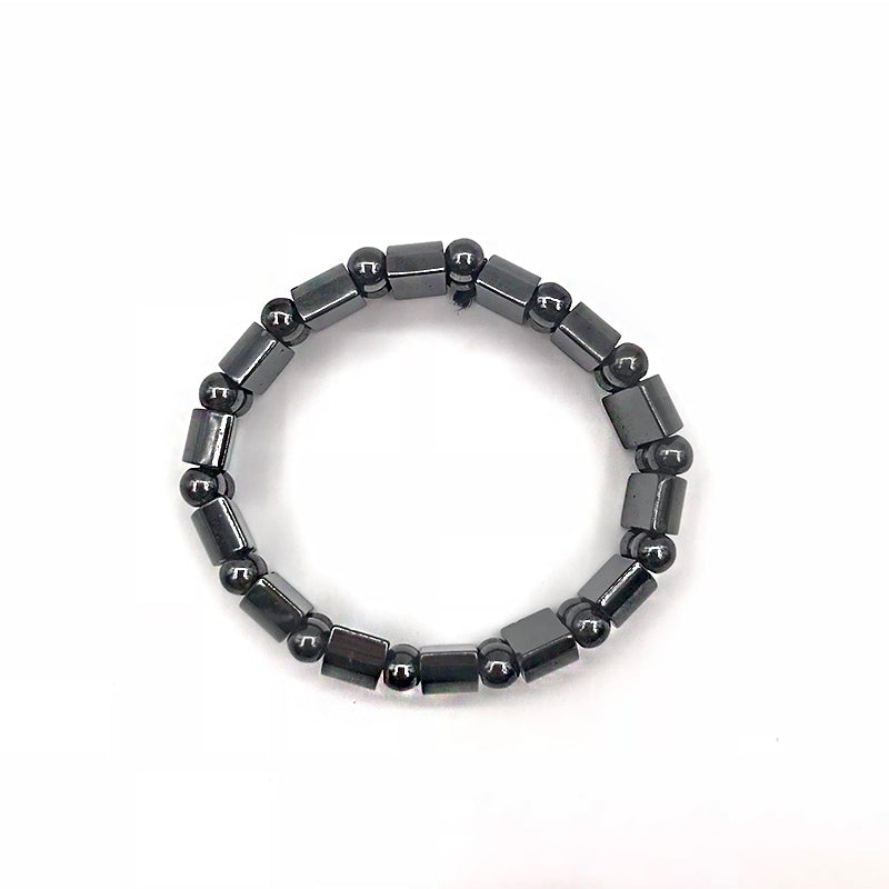 Adjustable Weight Loss Round Black Stone Magnetic Therapy Bracelet Health Care Luxury Slimming Product