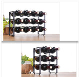 Modern Simple Superposition Wine Rack Ornaments Wine Bottle Holder Wine Cabinet Iron Creative Wine Rack More Type Can Be Choose
