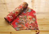 BZ393 Japanese elegant linen table runner wind retro coffee table restaurant decoration flag