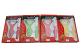 New arrival guaranteed 100% Ceramic kitchen tools for gift, fruit knife with peeler,2 in 1 color box packing