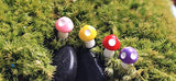 XBJ001 Mini 10 pcs Mushroom Garden Ornament Resin Crafts Decor Mushrooms Terrarium Figurines Fairy Garden Party Garden