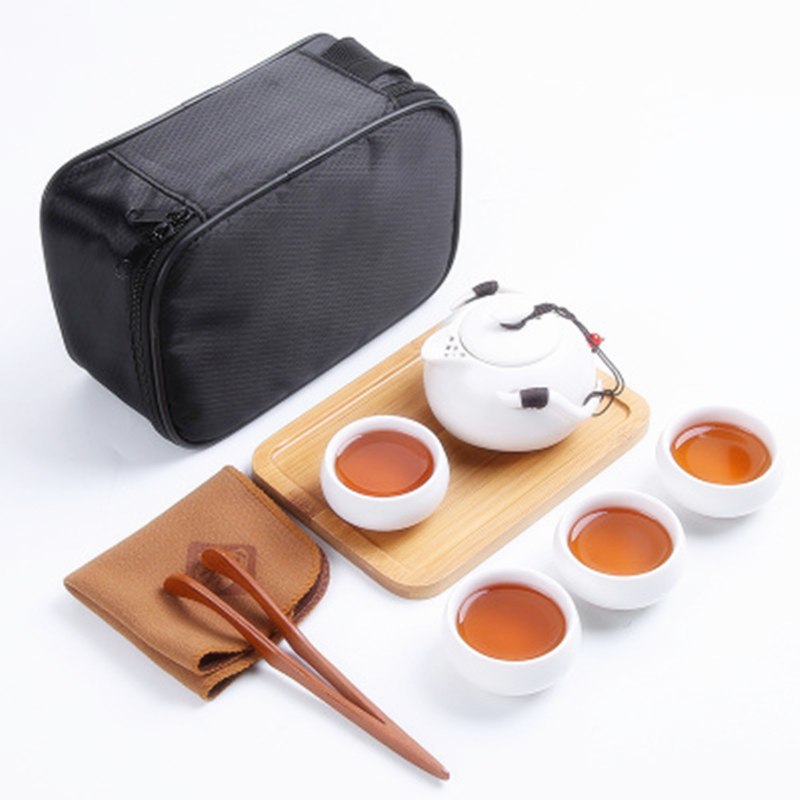 ceramic teapot kettle gaiwan tea cup for puer chinese tea pot portable tea set drinkware Secondary image