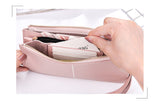 Long European&American zipper small fresh cell phone bag High-quality PU leather student thin multi-purpose wallet