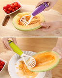 Plastic Fruits Tools Clear Fruit Seeds And Dig Fruit Flesh For Kiwi Cantaloupe Pitaya Mango Plastic Remove Seeds Device