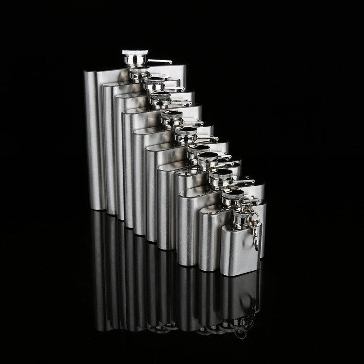 Stainless Steel Hip Flask Flagon High Quality Portable Wine Whisky Pot Bottle Drinkware For Drinker