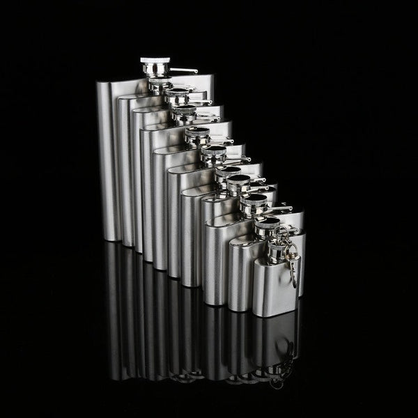 Stainless Steel Hip Flask Flagon High Quality Portable Wine Whisky Pot Bottle Drinkware For Drinker