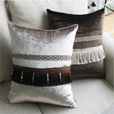 BZ158 Luxury Cushion Cover Pillow Case Home Textiles supplies Simple Aegean Pillowcase Lumbar Pillow Neck pillows chair seat