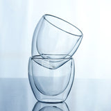 New And Fashion Classic 150 or 250 or 350 or 450ML Glass Double Wall Transparent Coffee Cups Insulate Office Tea