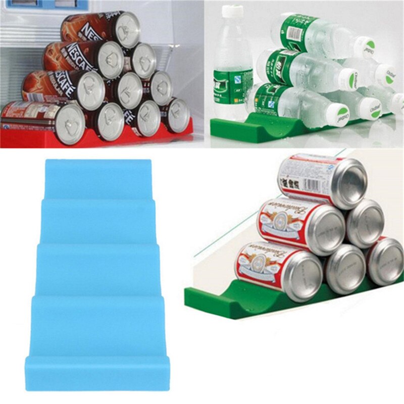 High End Novelty Refrigerator Can Beer Wine Bottle Rack Organizer Holder Mat Stack Tidy Tool Main image