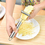 Stainless Steel Potato Slicer Fruit Vegetable Graters Paring Knife Peeler Cutter Multifunctional Cooking Tool