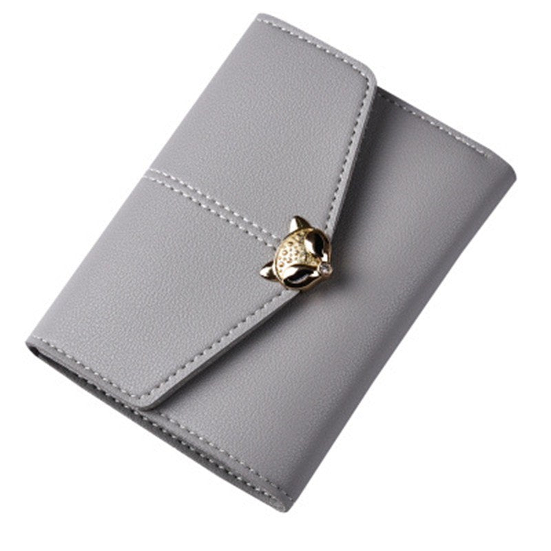 Tri-fold fashion wallet multi-card female purse High-quality PU leather Card & ID Holders women's handbags