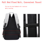 Men Multifunction Anti Theft Backpack 15.6" Inch USB Charging Laptop Backpacks Waterproof Schoolbag Business Travel Bags for Men