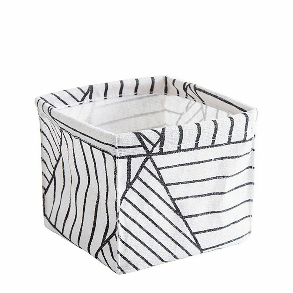 Storage Bin Closet Toy Box Container Organizer Fabric Basket For Home Office Table Ornaments New Year Gift High Quality Secondary image