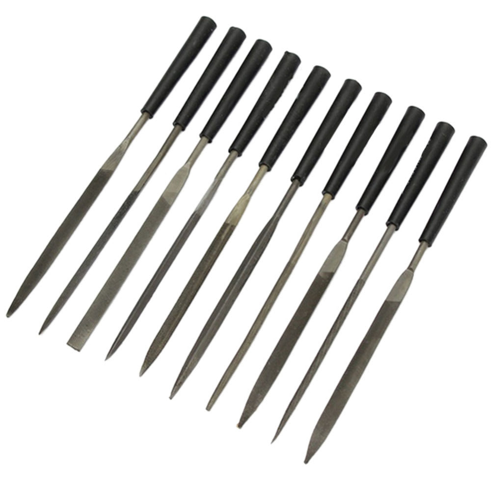 10pcs/set Metal Needles File for Glass Stone Jewelers Diamond Wood Carving Craft Sewing Hand Files Tool