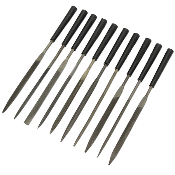 10pcs/set Metal Needles File for Glass Stone Jewelers Diamond Wood Carving Craft Sewing Hand Files Tool