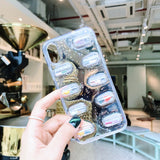 60pcs Transparent Capsule Shell Plastic Pill Container Medince Pill Cases Bottle Splitters Capsule Figurines DIY Accessories