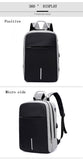 Men Multifunction Anti Theft Backpack 15.6" Inch USB Charging Laptop Backpacks Waterproof Schoolbag Business Travel Bags for Men
