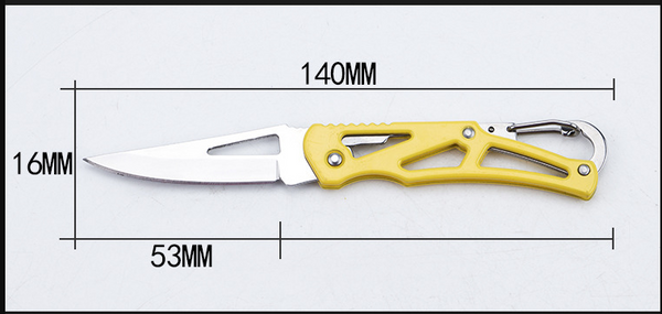 Mini Key Knife Letter Camp Outdoor Keyring Ring Keychain Fold Open Opener Pocket Package Survive gadget Multi Tool Blade Box kit