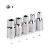 1/4" 3/8" 1/2 E-Socket Sockets Set Adapter Torx Star Bit Repair Hand Tools Head for Torque Spanner Ratchet Socket Wrench