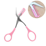 12.5cm(4.92'') Trimmer cosmetic makeup com Beauty Girl Lady Women Eyebrow Scissorb shear groom hair trim Eyelash eye brow tool