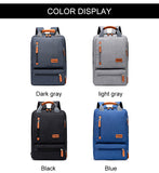 Men's Backpack Casual Business Notebook Backpack Light 15.6-inch Laptop Bag Anti Theft Backpack Travel Rucksack Gray sac a dos