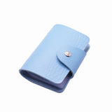 New PU Leather Function 24 Bits Card Case Business Card Holder Men Women Credit Passport Card Bag ID Passport Card Wallet