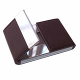 Double Open ID Credit Card Holder PU Leather Card Wallet Case Bank Card Business Style Case for Men Bussiness Cards Dropship