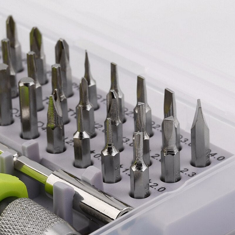 32 In 1 Screwdriver Set Precision Mini Magnetic Screwdriver Bits Kit Phone Mobile IPad Camera Maintenance Tool Repair