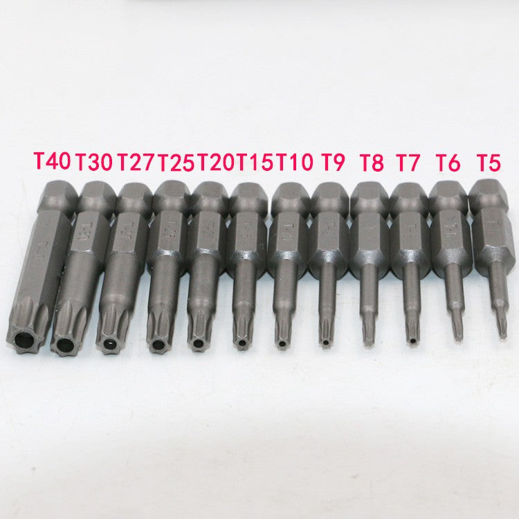 11pcs 12pcs Security Bit Set Tamper Proof Screwdriver Drill Bit Screw Driver Bits Torx Flat Head 1/4"  Hex Driver Bits