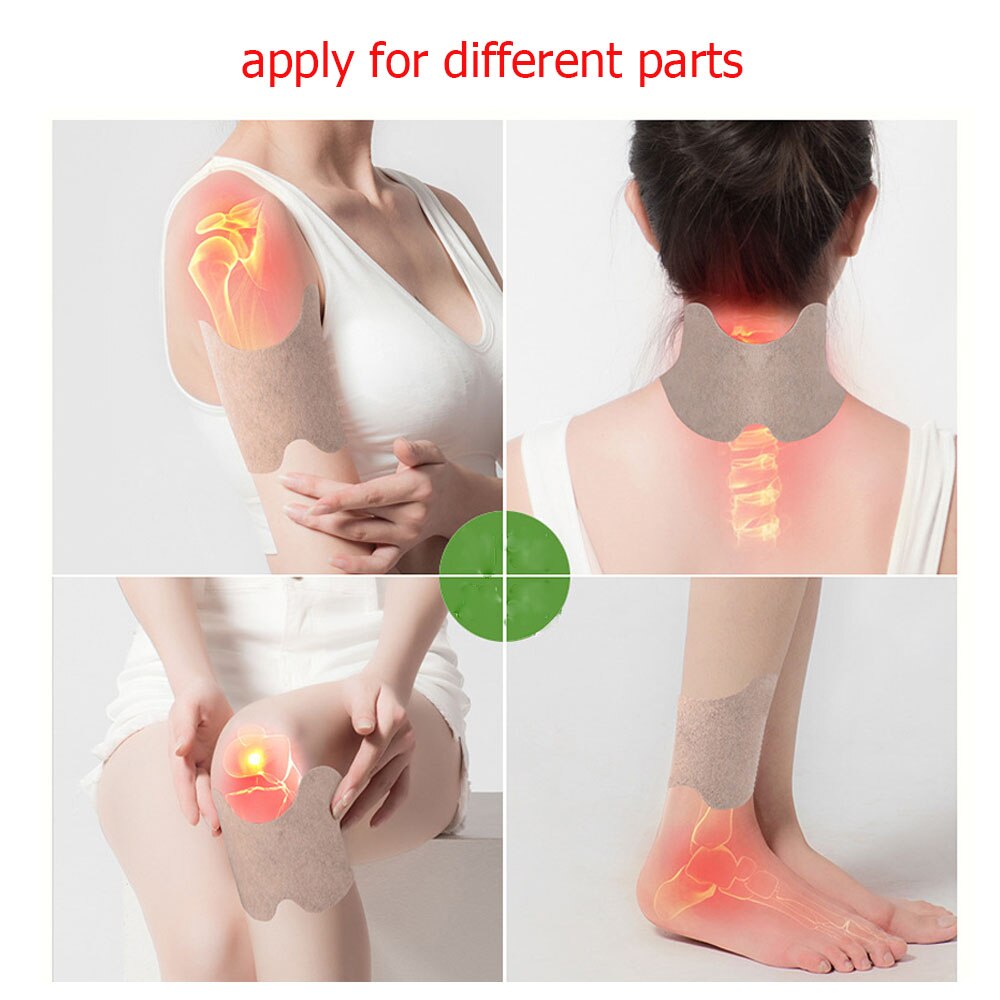 Knee Medical Plaster Wormwood Extract Knee Joint Ache Pain Relieving Sticker Knee Rheumatoid Arthritis Body Patch D1802  12pcs Main image