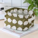 DIY Desktop Storage Basket Sundries Underwear Toy Storage Box Cosmetic Book Organizer Stationery Container Laundry Basket