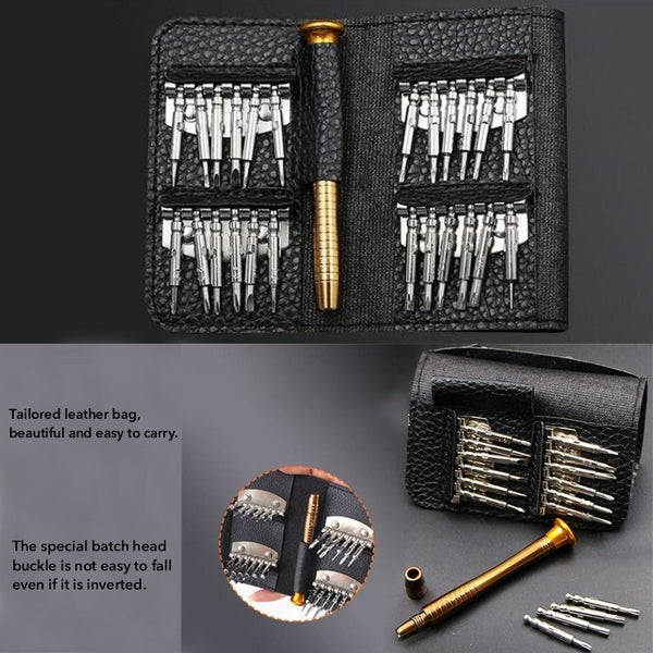 Magnetic Screwdriver Set 25 In 1 Torx Multifunctional Opening Repair Hand Tool Set Torx Precision For Phones Tablet Computers