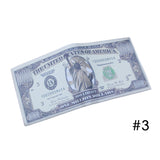 Men Women Bifold Three Options PU Wallet ID Credit Card Storage Holder Purses Fashion Money Clips Dollar Organizer Carteras
