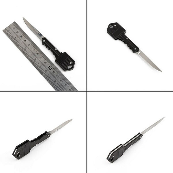 Mini Key Knife Letter Camp Outdoor Keyring Ring Keychain Fold Open Opener Pocket Package Survive gadget Multi Tool Blade Box kit