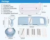 Manual Vegetable Cutter Stainless Steel Blade Mandoline Slicer Cheese Grater Carrot Potato Peeler Vegetable Slicer dicer kitchen