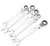 Ratchet Combination Metric Wrench Set Fine Tooth Gear Ring Torque And Socket Wrench Set Nut Tools For Repair A Set Of Wrench