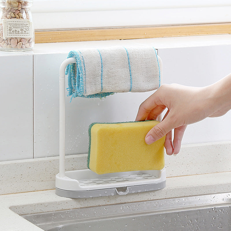 Kitchen Countertops Storage Racks Dust Sheets Dish Drain Shelfs Free Punch Towels Cloth Sheets Rag Racks