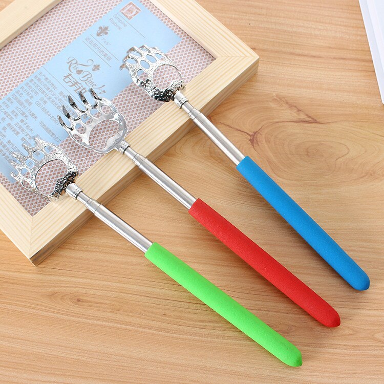 Back Scratcher Telescopic Scratching Backscratcher Massager Kit Back Scraper Extendable Telescoping Itch Health Products Hackle Secondary image