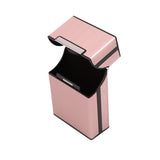 Personality Creative Aluminum Smoking Cigarette Case Men Cigar Tobacco Holder Pocket cigarette Box Storage Container Man Gift