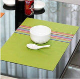 1 piece pvc placemat dining table mats de table bowl pad napkin dining table tray mat coasters kids table